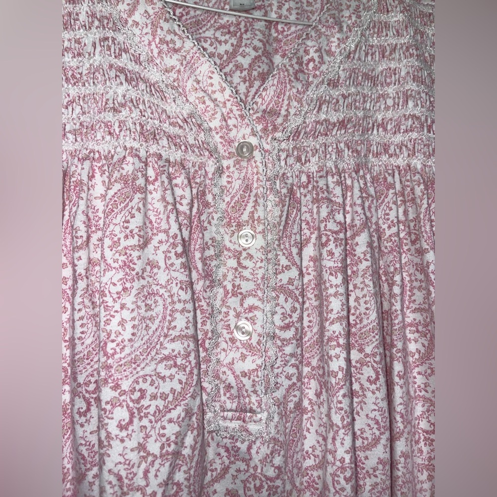 Miss Elaine Pink Paisley Top - Picture 5 of 9